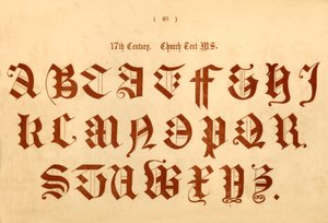 XVII secolo. Testo della Chiesa MS., 1862 da Unbekannt