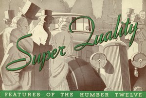 Brochure di vendita Humber Twelve del 1934 da Unbekannt