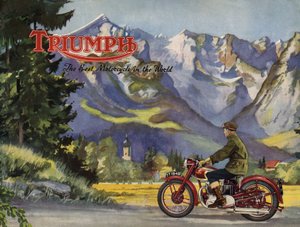 Brochure della Triumph 5T speed twin del 1948 da Unbekannt