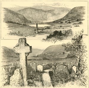 1. La Valle di Glendalough. 2. A Glendalough, 1898