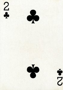 2 di fiori da un mazzo di carte da gioco Goodall & Son Ltd., c1940 da Unbekannt
