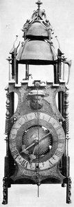 Uno dei primi orologi a peso, opera tedesca della fine del XV secolo, La misurazione del tempo da Unbekannt