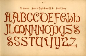 IX secolo. Da un manoscritto anglosassone. Abbazia di Battel, 1862 da Unbekannt