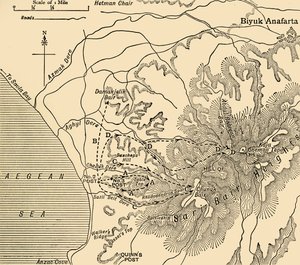 Avanzata ANZAC, penisola di Gallipoli, Prima Guerra Mondiale, 1915