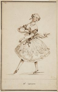 Una ballerina, Mademoiselle Leclerc da Unbekannt