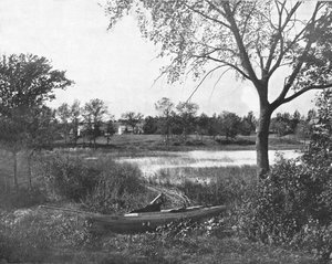 Una baia a Lac la Belle, Oconomowoc, Wisconsin, USA, c. 1900 da Unbekannt