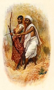 Una coppia Bhil, c1910