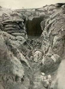 Una trincea tedesca catturata, 1919