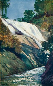 Una cascata a Tijuca, Rio, 1914