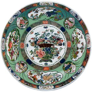 Piatto di porcellana cinese del periodo Kang-he, XVII secolo, 1903 da Unbekannt