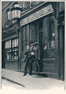 Un negozio cinese, Limehouse, Londra da Unbekannt