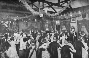 Una danza di Natale alla German Gymnasium, Londra, c1902 1903