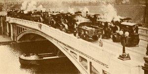 Un ponte di cemento sul Tamigi a Caversham, c1930 da Unbekannt