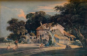 Una Fattoria del Devonshire, c1798, 1921 da Unbekannt