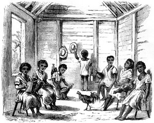 Una scuola domenicana, Santo Domingo, 1873 da Unbekannt