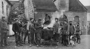 Una cucina da campo dell