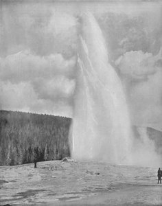 Un geyser nel Parco di Yellowstone, XIX secolo