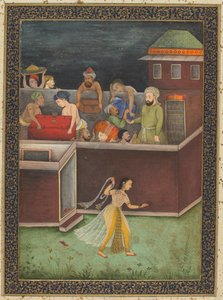 Una Casa Derubata di Notte, c. 1700 da Unbekannt