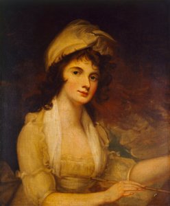 Una signora che dipinge