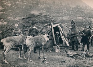 Una famiglia lappone, 1914 da Unbekannt