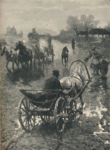 Un villaggio polacco: novembre, 1886 da Unbekannt