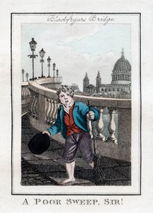 Un povero spazzacamino, signore!, Ponte di Blackfriars, Londra, 1805