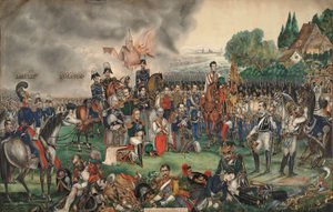 Un momento sacro dopo la Battaglia delle Nazioni il 18 ottobre 1813 da Unbekannt