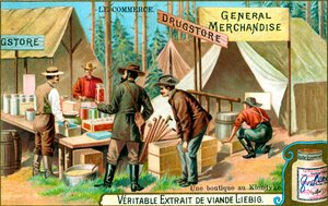 Un negozio a Klondyke, c1900