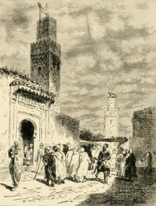 Una strada a Fez, 1890