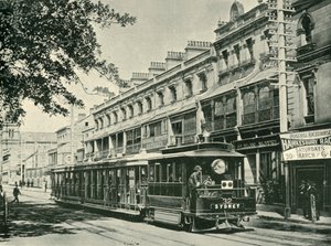 Un tram a vapore di Sydney, 1901 da Unbekannt