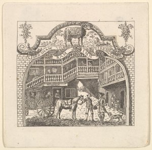 Carta da taverna per John Shaw, 1790