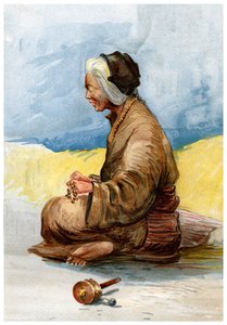 Un indovino tibetano, 1898 da Unbekannt
