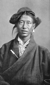 Una donna tibetana, c1910