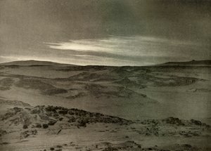 Una vista a nord, verso il sole morente, in marzo, c1908, 1909 da Unbekannt