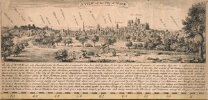 Veduta della città di York da Unbekannt