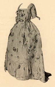 Un abito Watteau, abito da sposa di Mrs. William West da Unbekannt