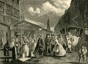 Un matrimonio nella flotta, c1740s, c1872