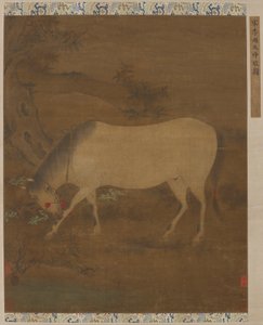 Un cavallo bianco, dinastia Ming, XIV-XV secolo da Unbekannt