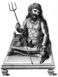Un yogi in meditazione, 1811