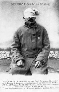 Un legionario convalescente, Sidi Bel Abbes, Algeria, 1910 da Unbekannt