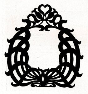 Un design per una cornice intitolata Sixpence, 1898 da Unbekannt