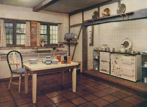 Cucina di una fattoria ridisegnata da Mrs. Darcy Braddell, Londra, 1936 da Unbekannt