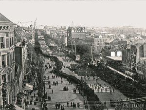 Un giorno di festa nella capitale americana, Washington DC, USA, 1895 da Unbekannt