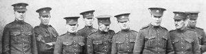 Un gruppo di soldati canadesi, 1914 da Unbekannt