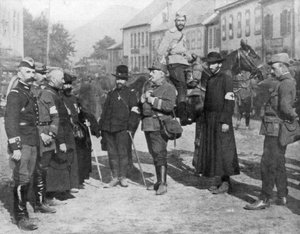 Un gruppo di cappellani militari, Prima Guerra Mondiale