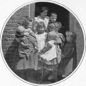 Un gruppo felice, Londra, c. 1901