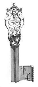 Una chiave, XIII secolo, 1870 da Unbekannt