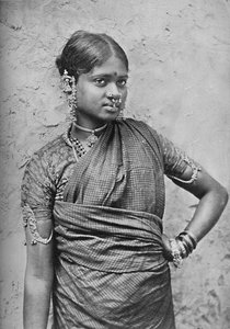 Una ballerina nautch, Presidenza di Madras da Unbekannt