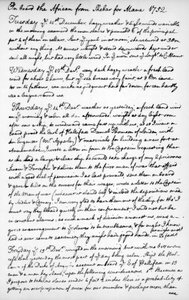 Una pagina dal diario di John Newton, 1750-1754, 1965 da Unbekannt