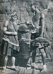 Una coppia di amanti Zulu